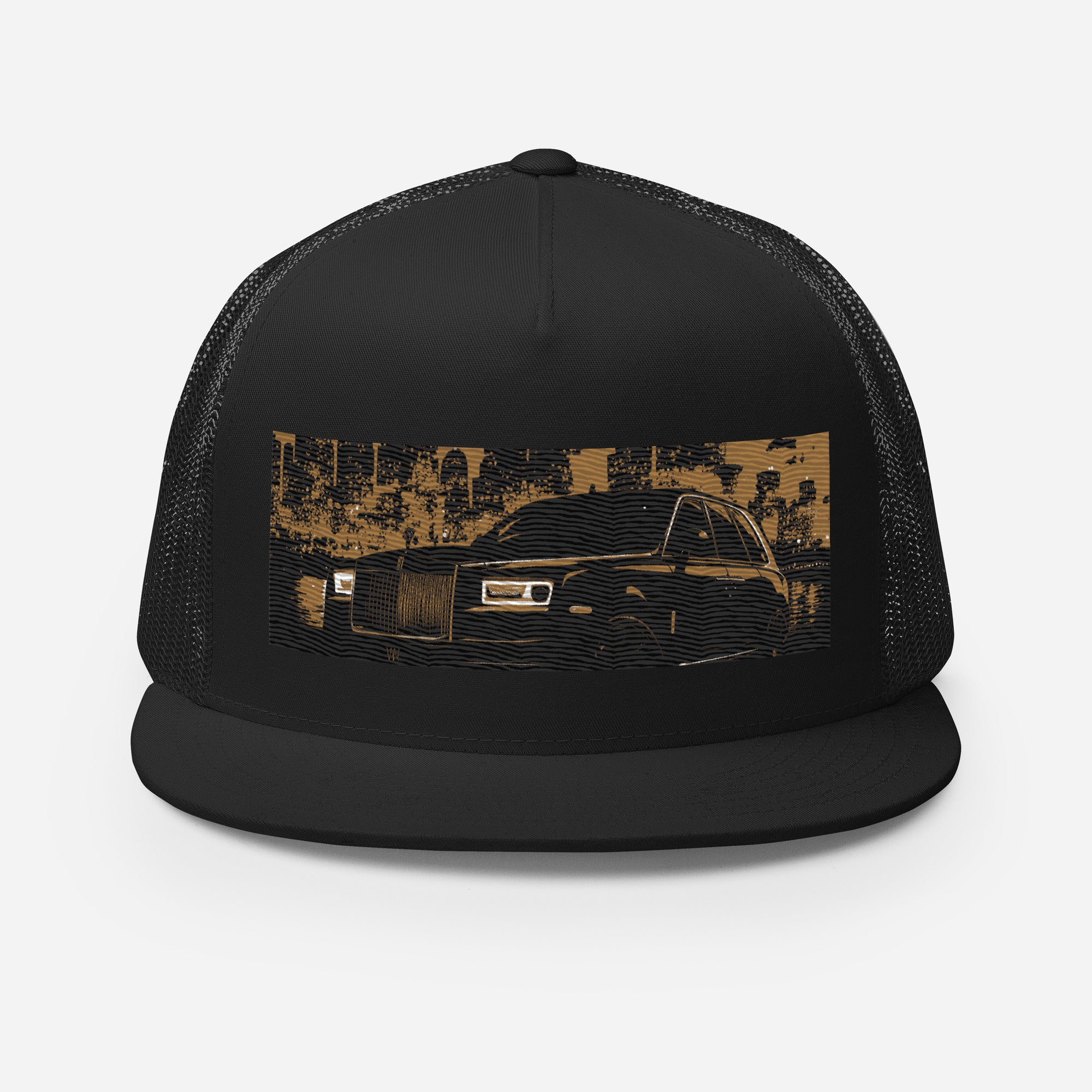 Black on Black RR Trucker Cap